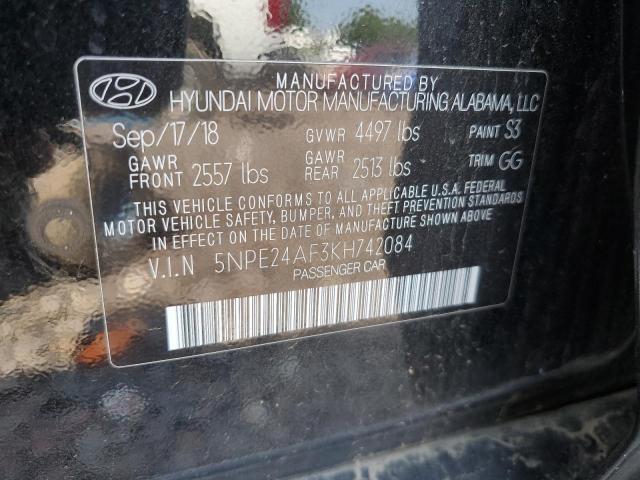 2019 Hyundai Sonata Se VIN: 5NPE24AF3KH742084 Lot: 62980924