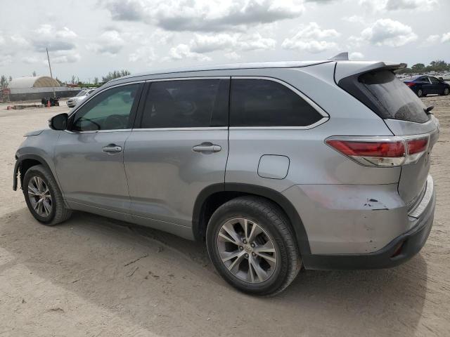 VIN 5TDKKRFH4FS105618 2015 Toyota Highlander, Xle no.2