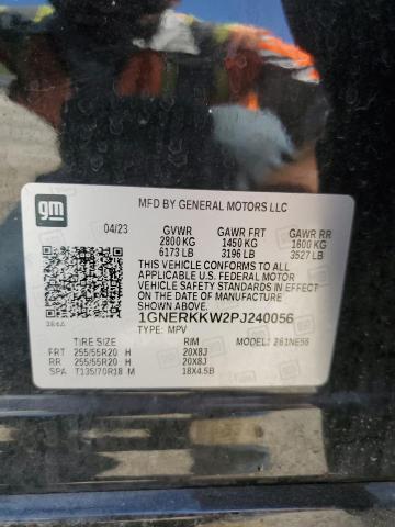 2023 CHEVROLET TRAVERSE P - 1GNERKKW2PJ240056