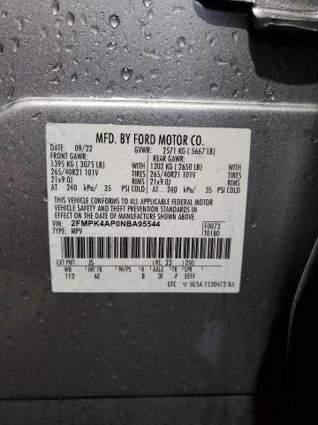 2022 FORD EDGE ST - 2FMPK4AP0NBA95544