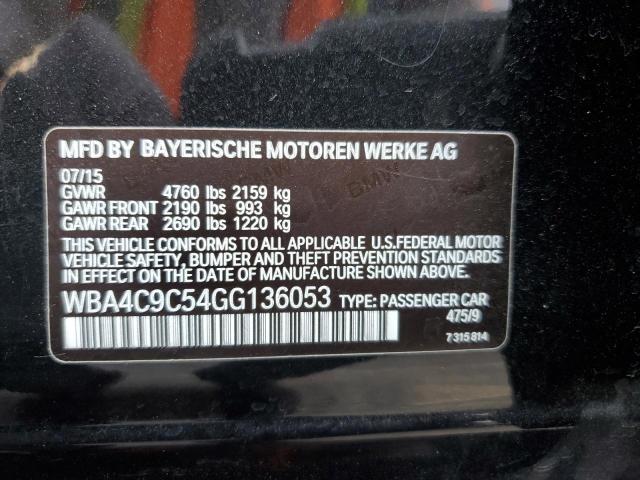 VIN WBA4C9C54GG136053 2016 BMW 4 Series, 428 Xi Gra... no.12