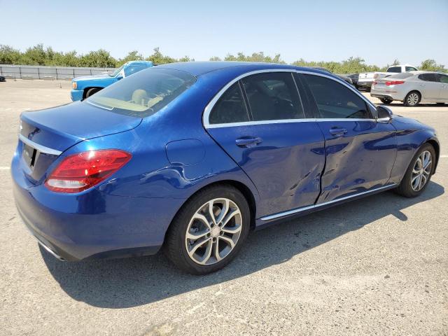 MERCEDES-BENZ C 300 2017 blue  gas 55SWF4JB8HU192506 photo #4