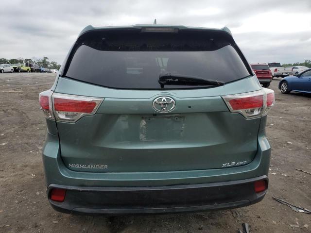 VIN 5TDJKRFH0FS189187 2015 Toyota Highlander, Xle no.6