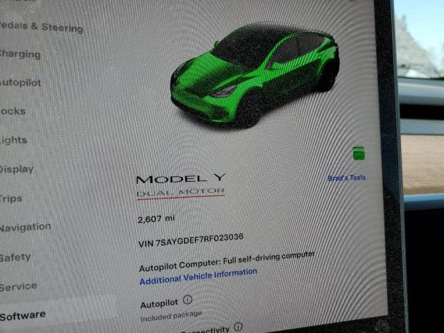 7SAYGDEF7RF023036 Tesla Model Y  9