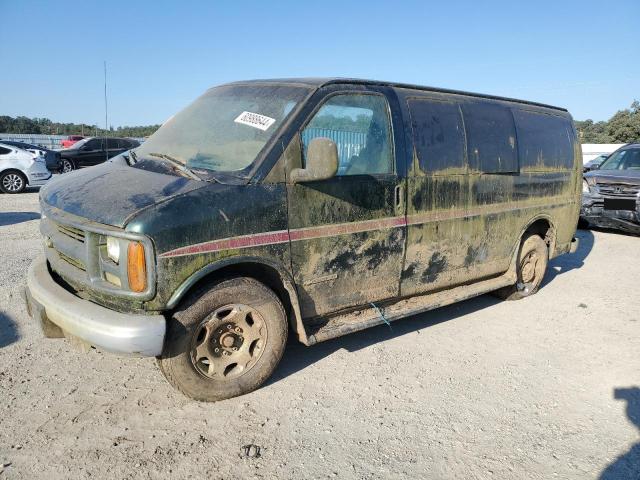 CHEVROLET EXPRESS G2 2002 green  gas 1GAGG25R521195340 photo #1