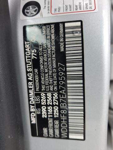 2014 Mercedes-Benz E 350 4Matic VIN: WDDHF8JB7EA795927 Lot: 60234014