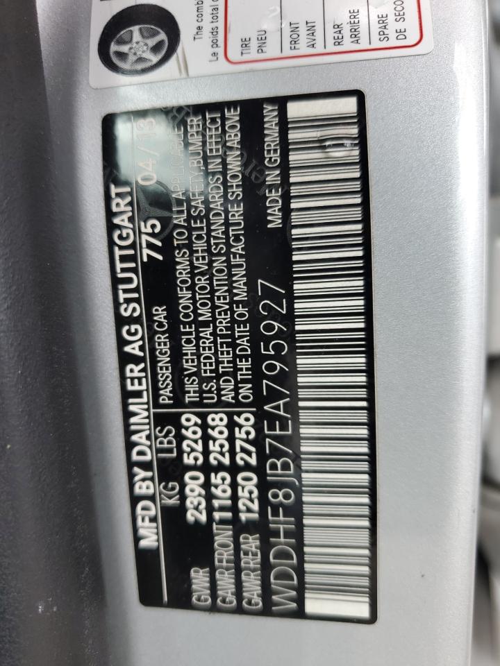 WDDHF8JB7EA795927 2014 Mercedes-Benz E 350 4Matic