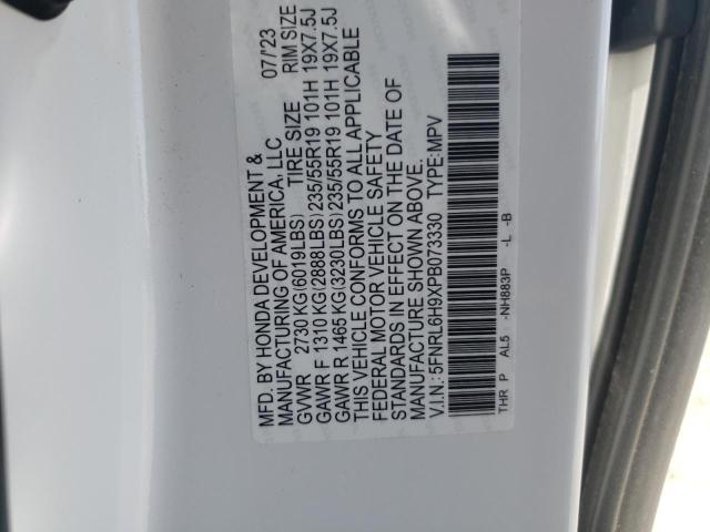 2023 HONDA ODYSSEY EL - 5FNRL6H9XPB073330