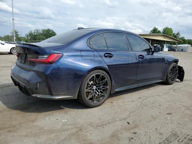 BMW M3 COMPETI 2023 blue  gas WBS43AY04PFN58632 photo #4