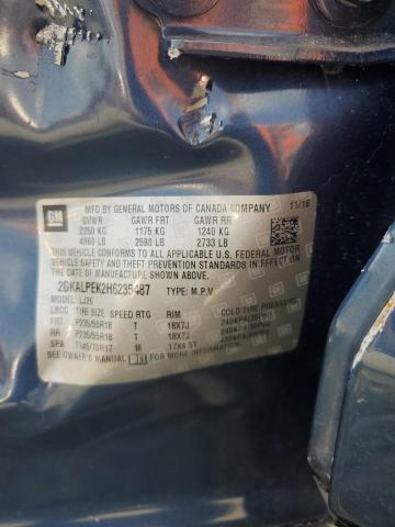 2017 GMC TERRAIN SL - 2GKALPEK2H6235487