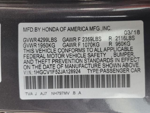 1HGCV1F52JA128924 2018 HONDA ACCORD - Image 13