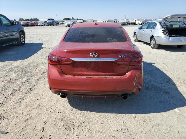 2018 Infiniti Q50 Red Sport 400 VIN: JN1FV7AP4JM460291 Lot: 62940084