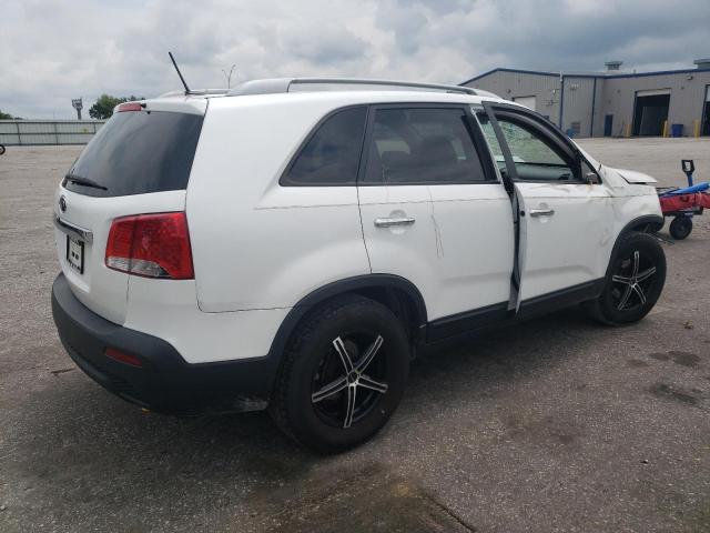 KIA SORENTO LX 2013 white  gas 5XYKT4A60DG354188 photo #4