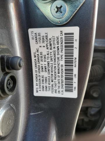 2015 HONDA CIVIC SE - 2HGFB2F70FH524159