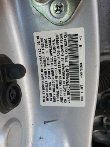 2015 HONDA CIVIC LX - 19XFB2F59FE084919
