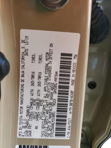 2020 Toyota Tacoma Double Cab VIN: 3TMCZ5AN0LM318051 Lot: 61998744