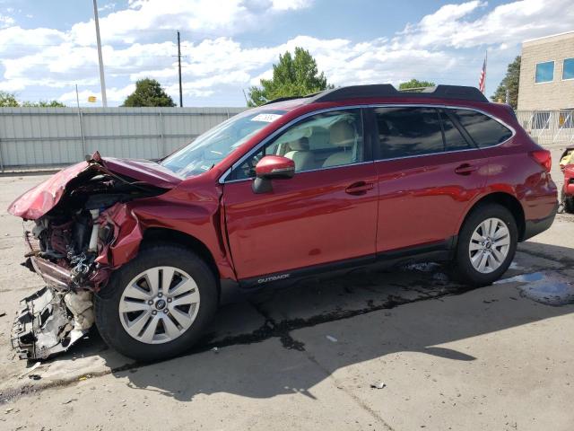 SUBARU OUTBACK 2. 2019 red  gas 4S4BSAFCXK3255035 photo #1