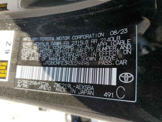 2024 TOYOTA COROLLA LE JTDBCMFE3R3029496  62793314