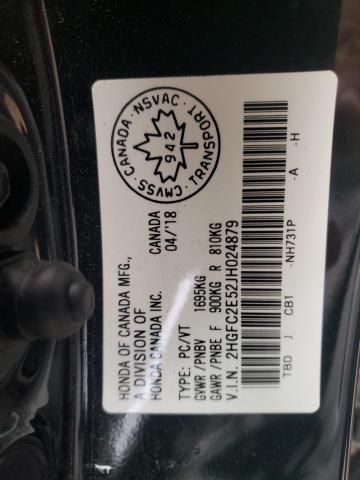 2018 HONDA CIVIC LX - 2HGFC2E52JH024879