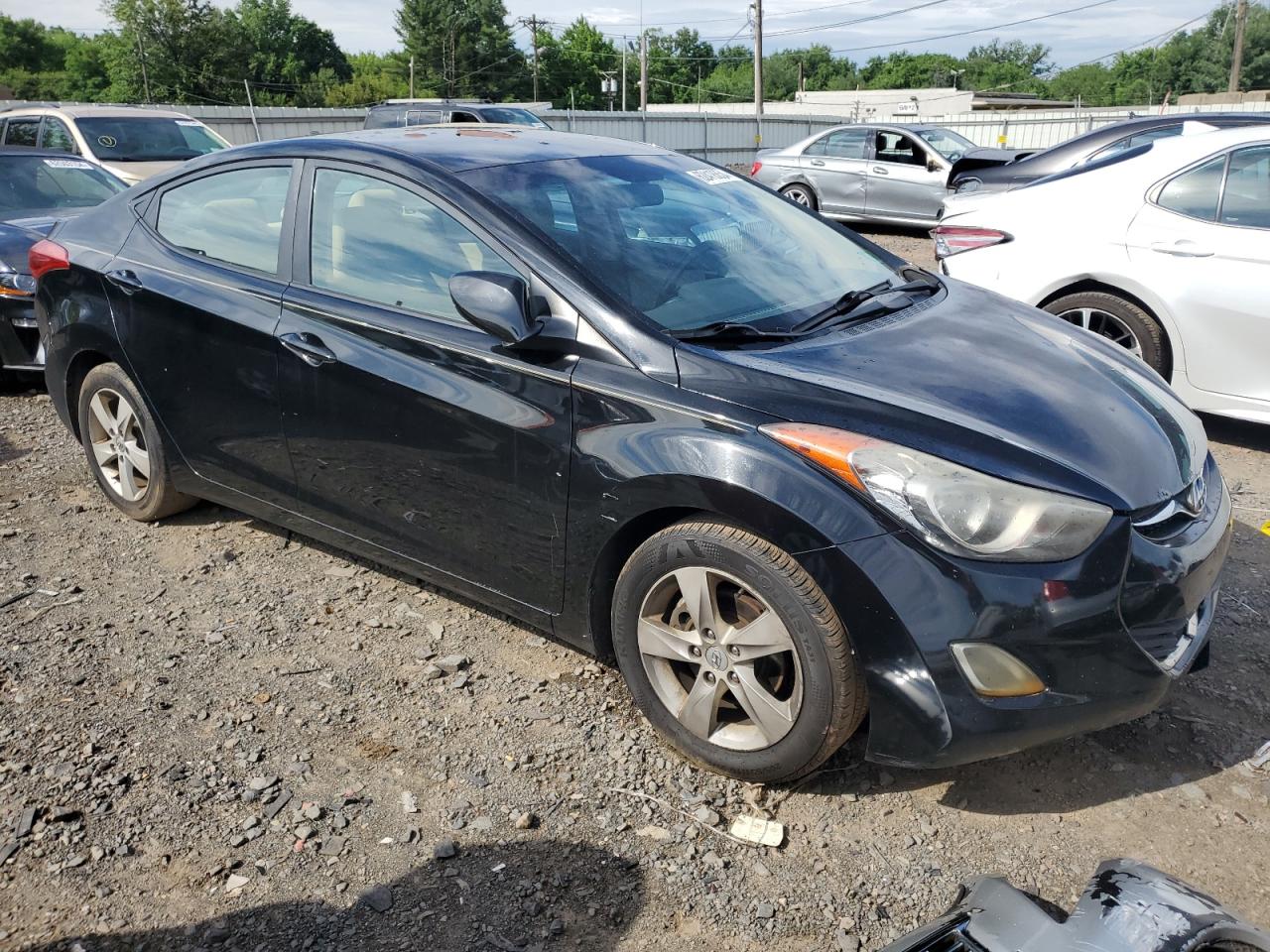 KMHDH4AEXCU418618 2012 Hyundai Elantra Gls