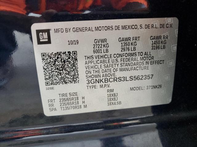 2020 CHEVROLET BLAZER 2LT - 3GNKBCRS3LS562357