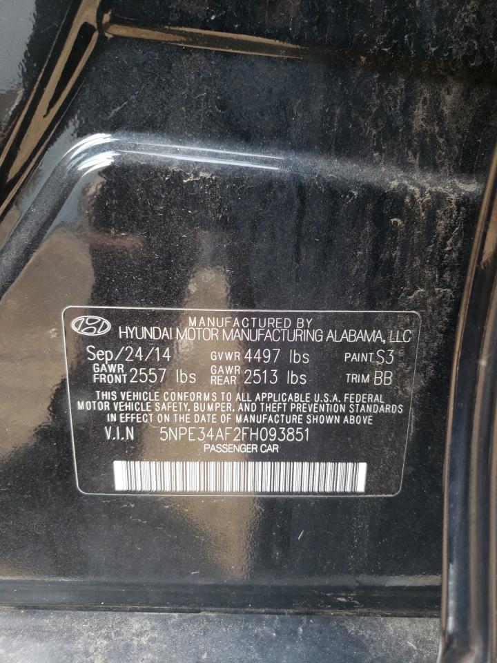 5NPE34AF2FH093851 2015 Hyundai Sonata Sport