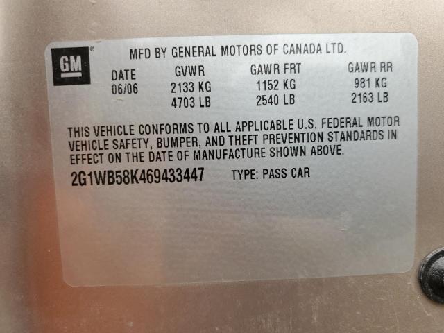 2006 Chevrolet Impala Ls VIN: 2G1WB58K469433447 Lot: 61759304