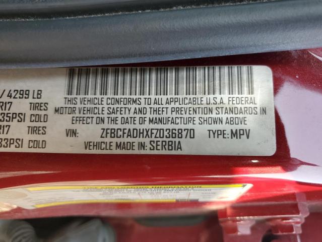 2015 FIAT 500L TREKK ZFBCFADHXFZ036870