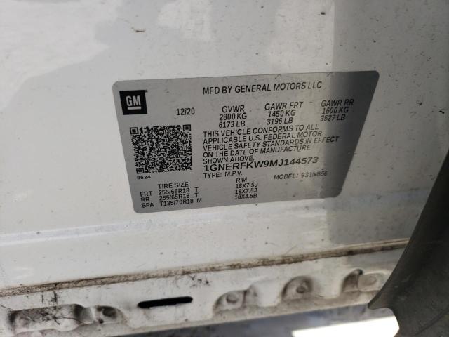 2021 Chevrolet Traverse Ls VIN: 1GNERFKW9MJ144573 Lot: 61794744