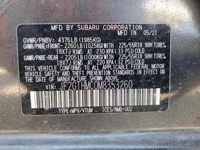 2021 SUBARU CROSSTREK - JF2GTHMC0M8353260