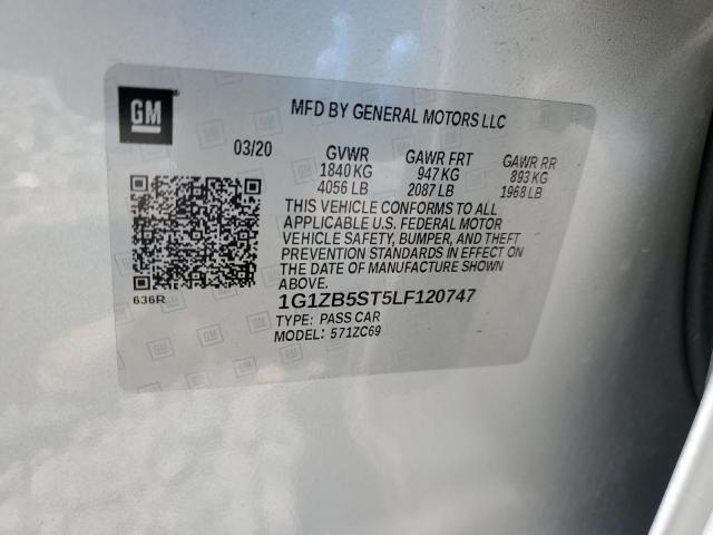 2020 CHEVROLET MALIBU LS - 1G1ZB5ST5LF120747