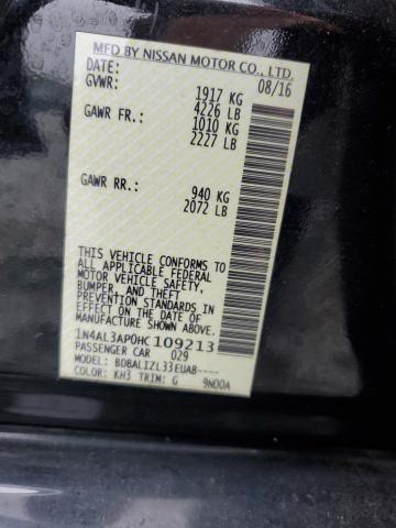 2017 NISSAN ALTIMA 2.5 - 1N4AL3AP0HC109213