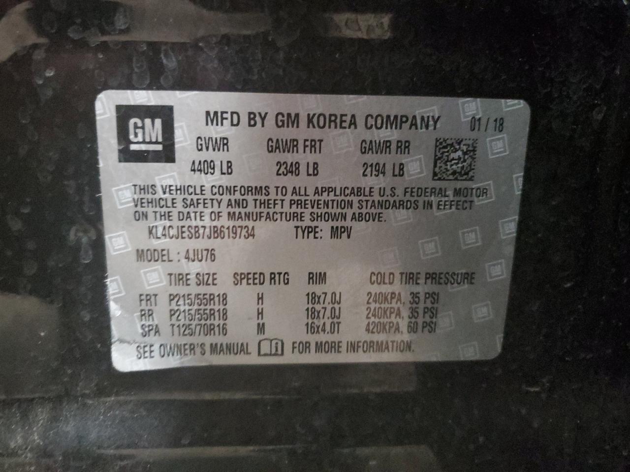 KL4CJESB7JB619734 2018 Buick Encore Preferred