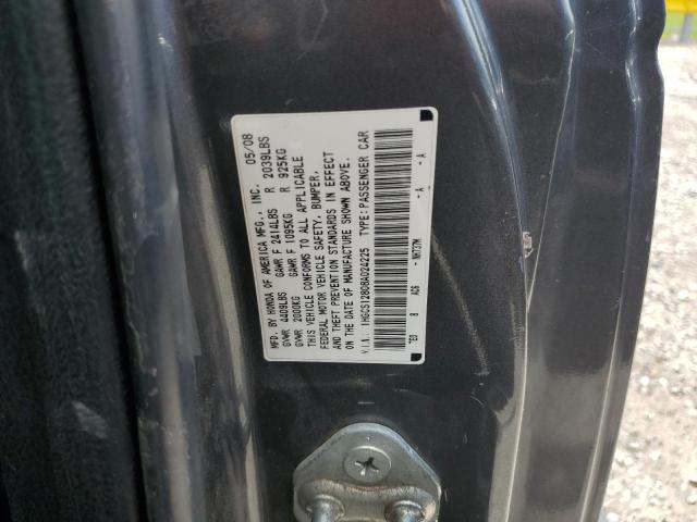 1HGCS12808A024225 2008 Honda Accord Exl