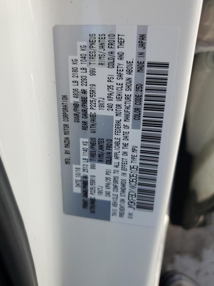 JM3KFBDYXK0505105 2019 Mazda Cx-5 Grand Touring Reserve