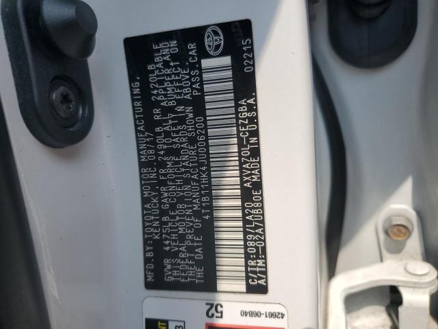 2018 TOYOTA CAMRY L - 4T1B11HK4JU006200