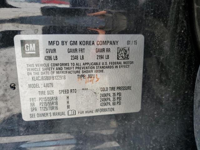 2015 BUICK ENCORE CON - KL4CJBSB0FB122918
