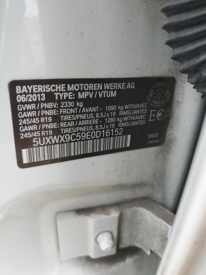 5UXWX9C59E0D16152 2014 BMW X3 xDrive28I