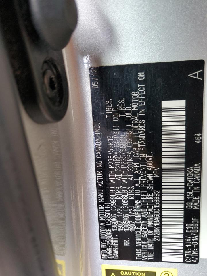 2T2BK1BA6DC158882 2013 Lexus Rx 350 Base