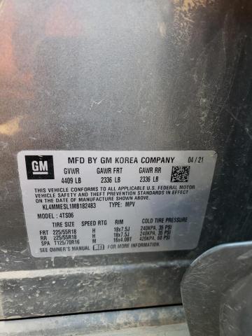 2021 Buick Encore Gx Select VIN: KL4MMESL1MB182483 Lot: 62904434