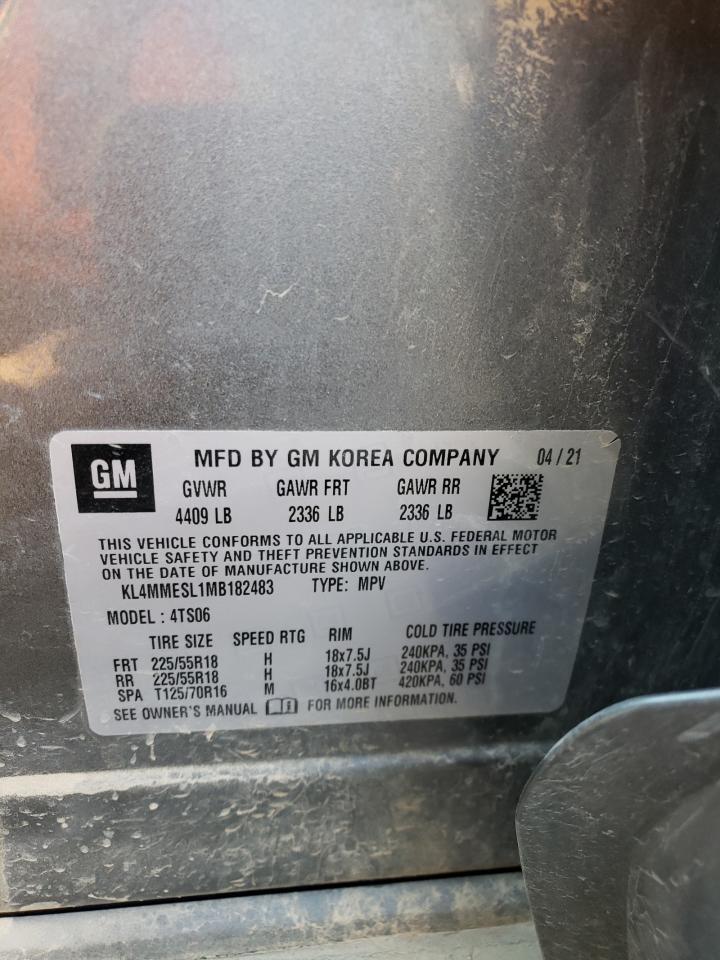 KL4MMESL1MB182483 2021 Buick Encore Gx Select