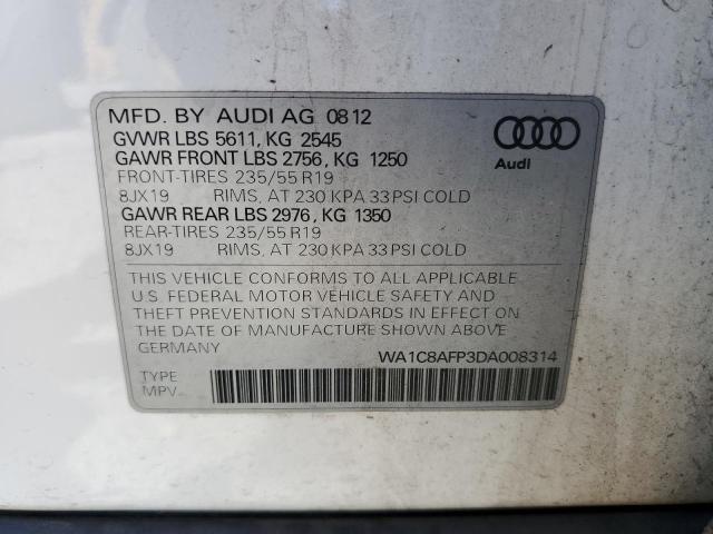 VIN WA1C8AFP3DA008314 2013 Audi Q5, Premium Hybrid no.13