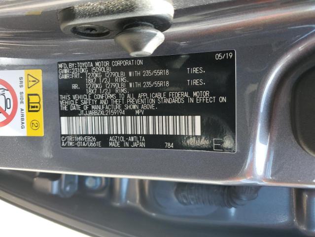 2020 LEXUS NX 300 F S JTJJARBZXL2159194