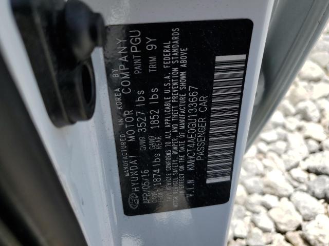 2016 Hyundai Accent Se VIN: KMHCT4AE0GU133667 Lot: 61312814