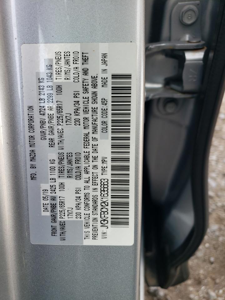 JM3KFBCM2K1635663 2019 Mazda Cx-5 Touring