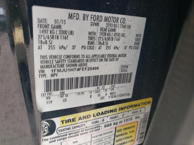 2015 FORD EXPEDITION - 1FMJU1HT4FEF25499