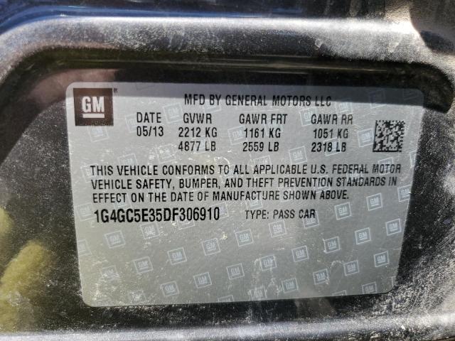 VIN 1G4GC5E35DF306910 2013 Buick Lacrosse no.12