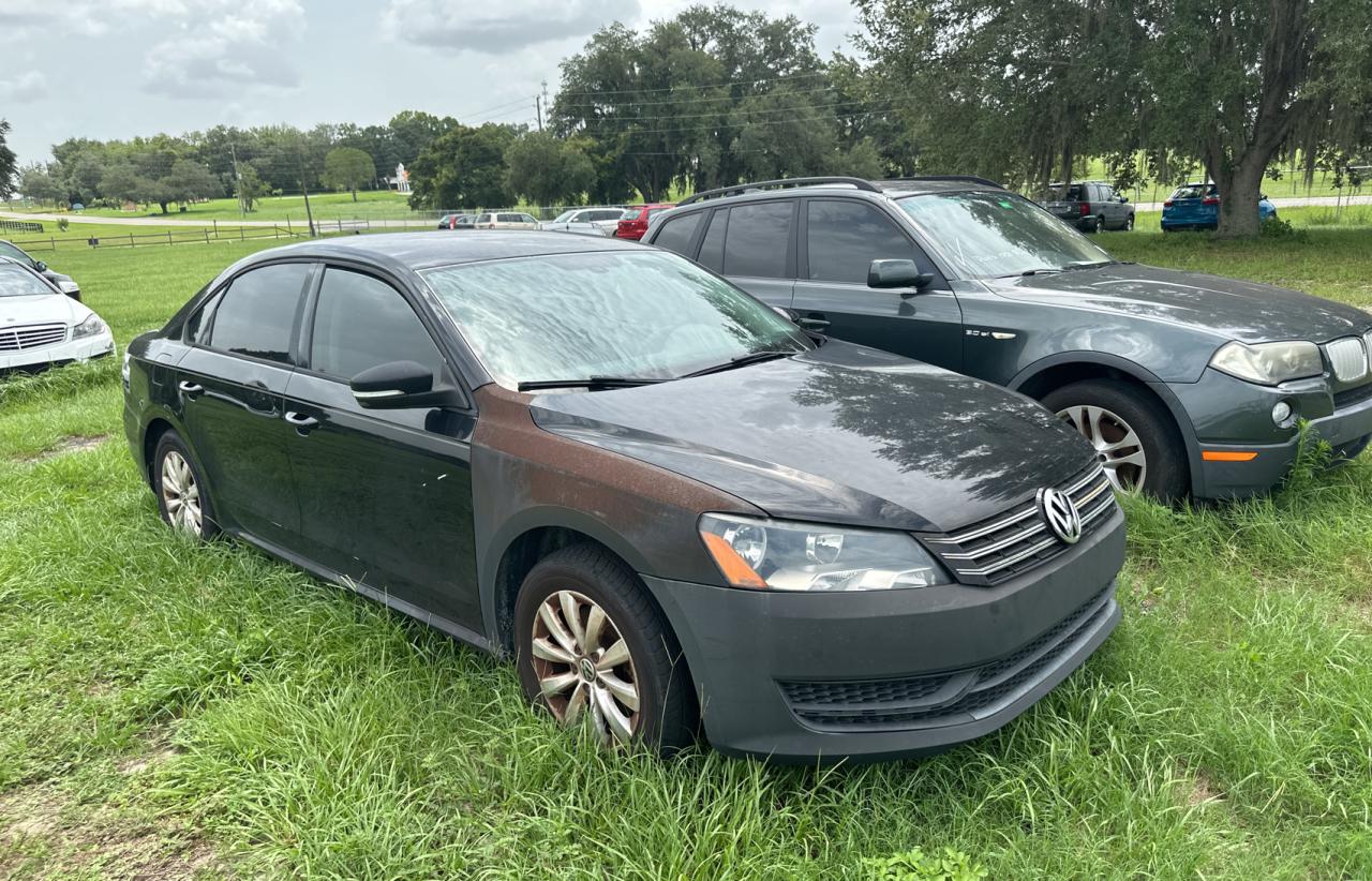 2012 Volkswagen Passat S vin: 1VWAH7A39CC080221