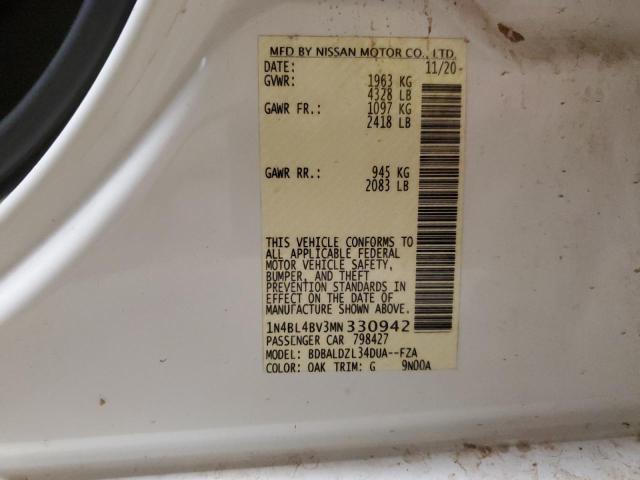 2021 NISSAN ALTIMA S - 1N4BL4BV3MN330942