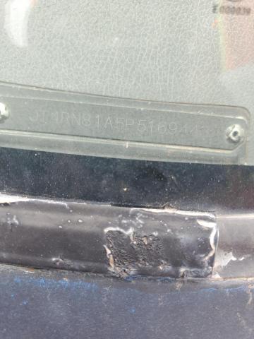 1993 Toyota Pickup 1/2 Ton Short Wheelbase VIN: JT4RN81A5P5169443 Lot: 61348164